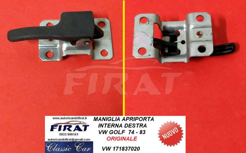 MANIGLIA APRIPORTA VW GOLF 74-83 INT.DX (171837020)